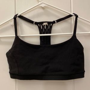 Lululemon black sports bra.